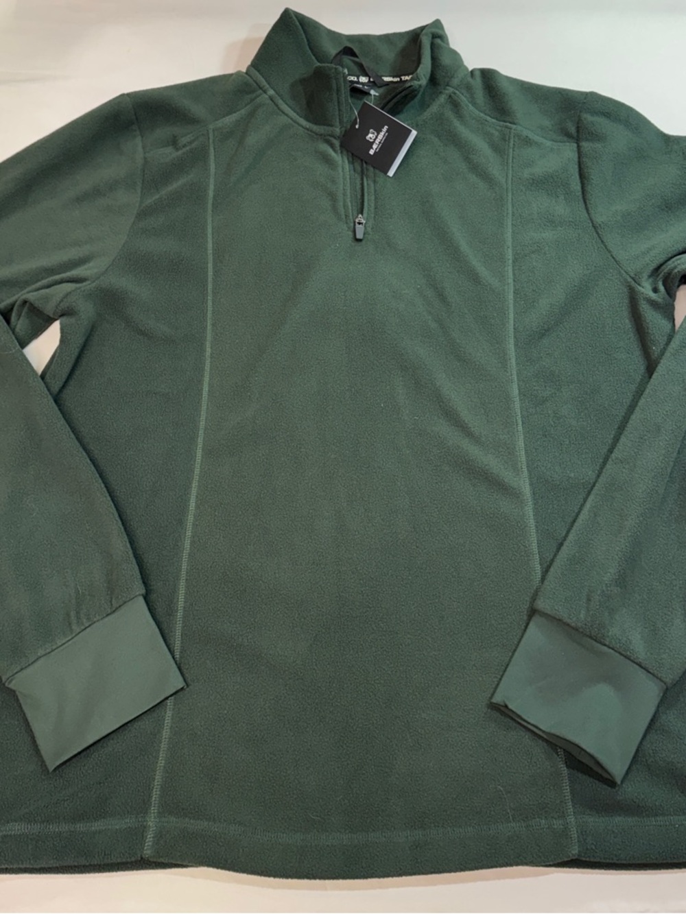BAERSkin Mens Large Green Fleece 1/4 Zip Tactical Outdoor NWT